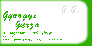 gyorgyi gurzo business card
